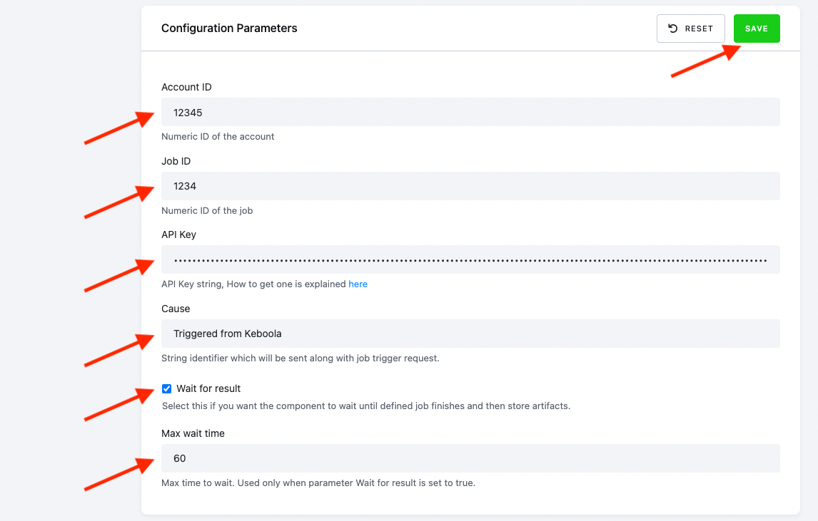dbt Cloud Job Trigger - Configuration